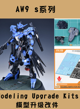 S73 MG 万代维达尔高达VIDAR GUNDAM铁血蚀刻片水贴细节改件