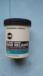 现货美国TCB No Base Hair Relaxer Creme Super 212g