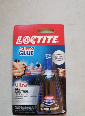 现货Loctite Super Glue Gel Control强力胶塑料木材金属速干胶