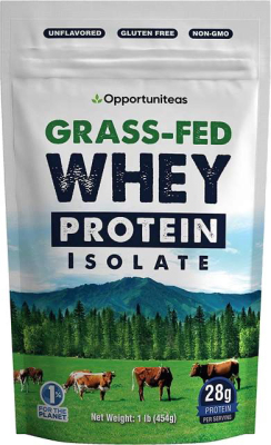 现货Grass Fed Whey Protein Powder Isolate - Unflavored