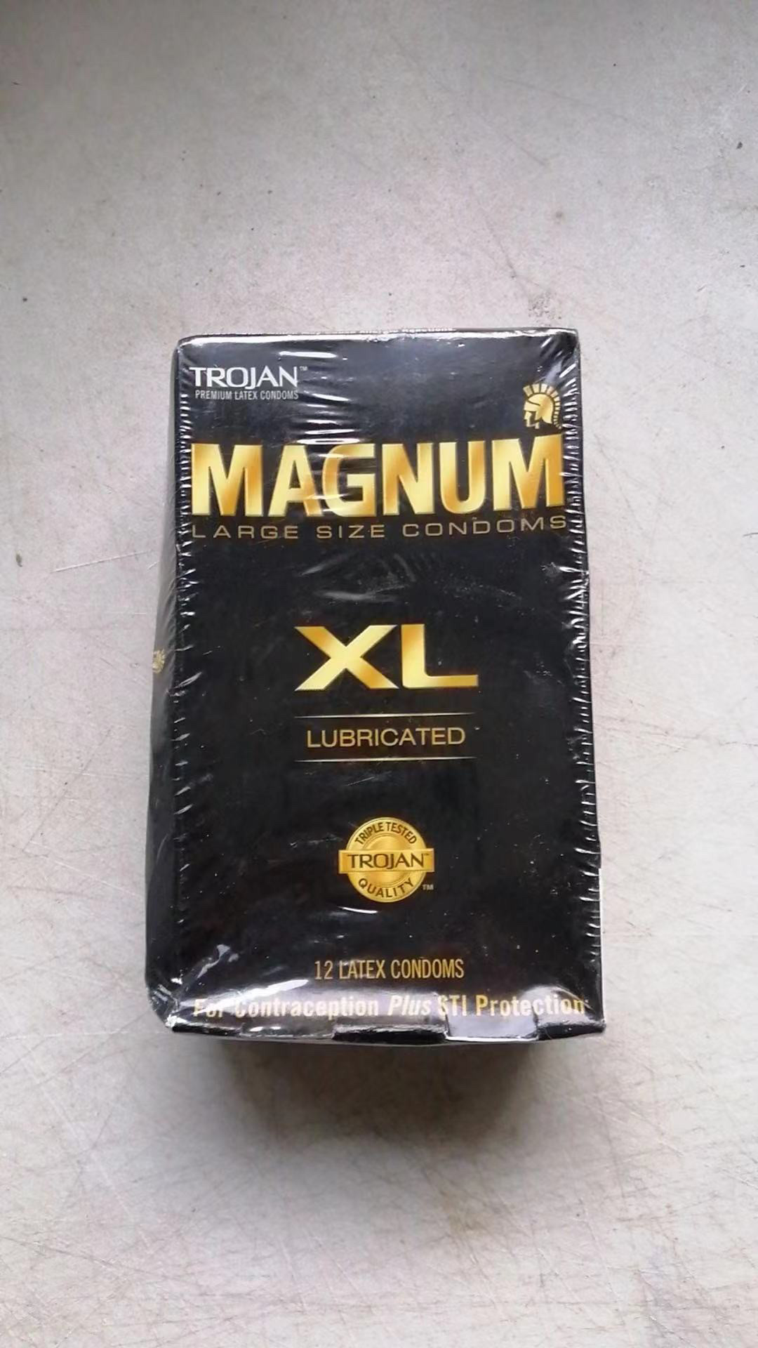 现货 美国Trojan Magnum Xl Lubricated Condoms