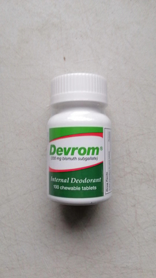 现货DEVROM Tablets Internal Deoderant)200MG 100chewable
