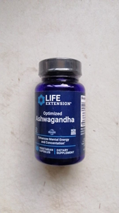现货Life Extension Optimized Ashwagandha Stress Management