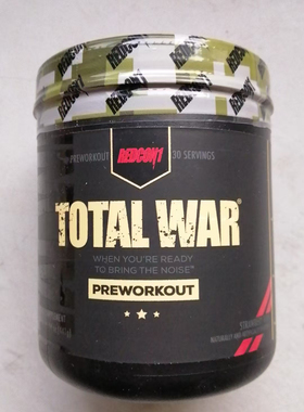 Redcon1, Total War, Pre-Workout 氮泵运动前30份 现货仅1