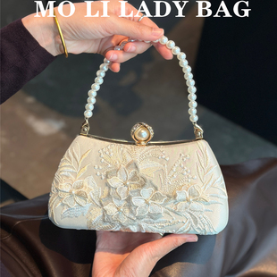 女包包 复古包刺绣小众晚宴包通用款 2025新款 仙女汉服旗袍礼服中式