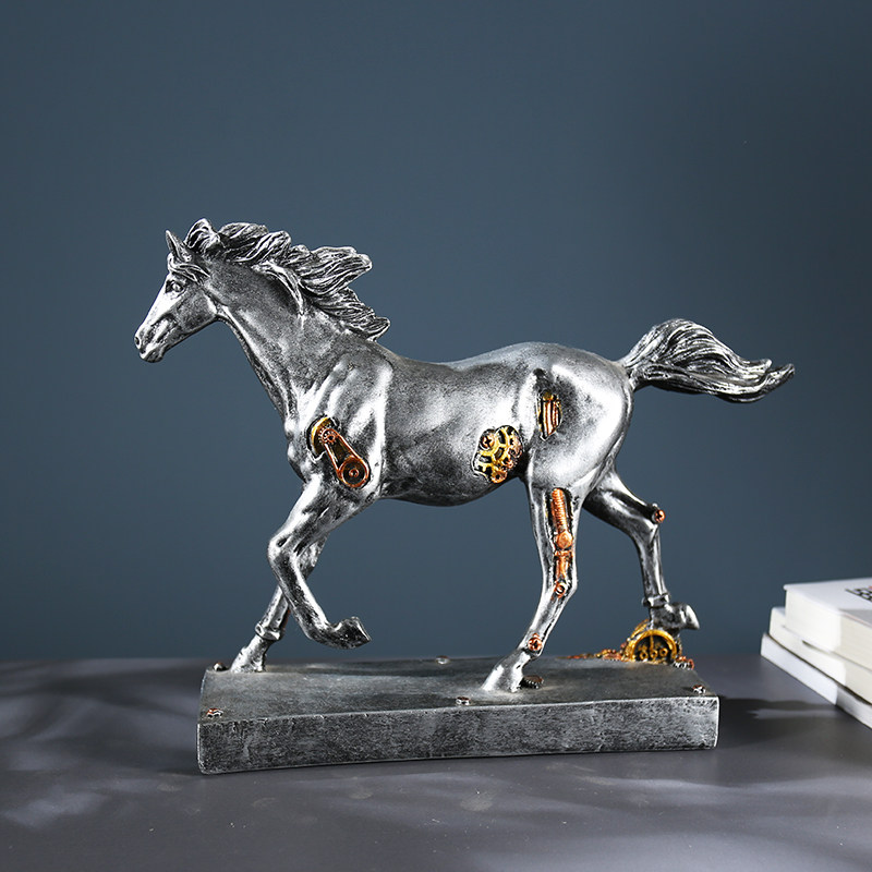 행운을 빌어요 성공적인 거실 늑대 개업 장식품 창의적이고 가벼운 고급 사무실 가구 집들이 선물