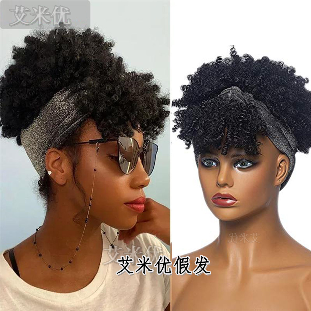 鸡窝头假发女士发包非洲小卷头套