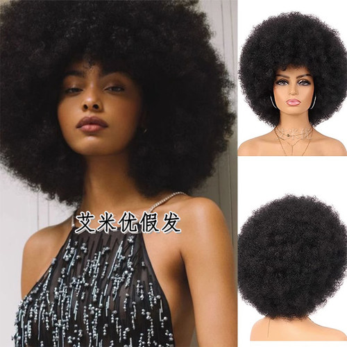 爆炸头假发黑人苛苛蓬松短款头套