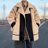 冬季宽松外套大码羊羔毛棉服男女潮牌加厚棉衣6661P118控178，男装棉衣，电商A034