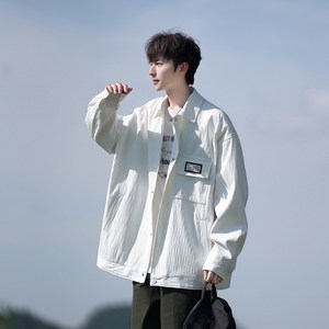 相机秋季新款学生日系夹克港风棒球服潮牌外套男款 2895 P65控98，男装夹克，电商A034