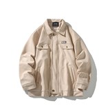 大码休闲外套茄克日系潮男百搭青年夹克可二开888P78控118，男装夹克，电商A034