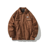 秋新款休闲外套茄克日系潮男纯色夹克港风外景888P78控118，男装夹克，电商A034