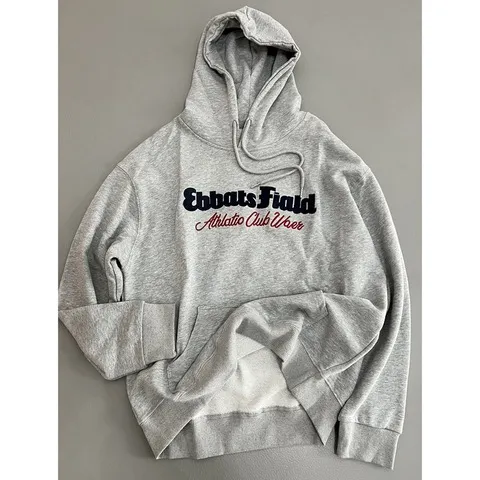 上衣刺绣字母卫衣品质感休闲连帽立体宽松女爆棚秋慵懒韩版灰色~