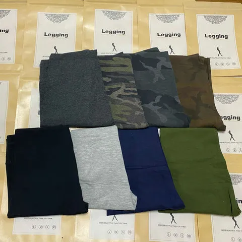 魔术裤显瘦加拿大打底裤迷彩女九分潮超弹力瑜伽外穿纯色裤子紧身