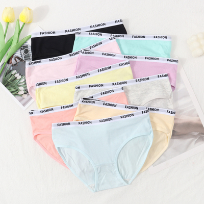 少女新款内裤女夏纯棉裆中腰
