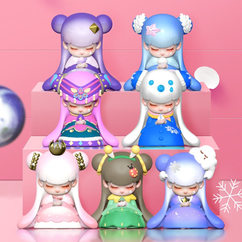 lamtoys妮可盲盒nicole守护大自然系列落泪爱护环境手办摆件