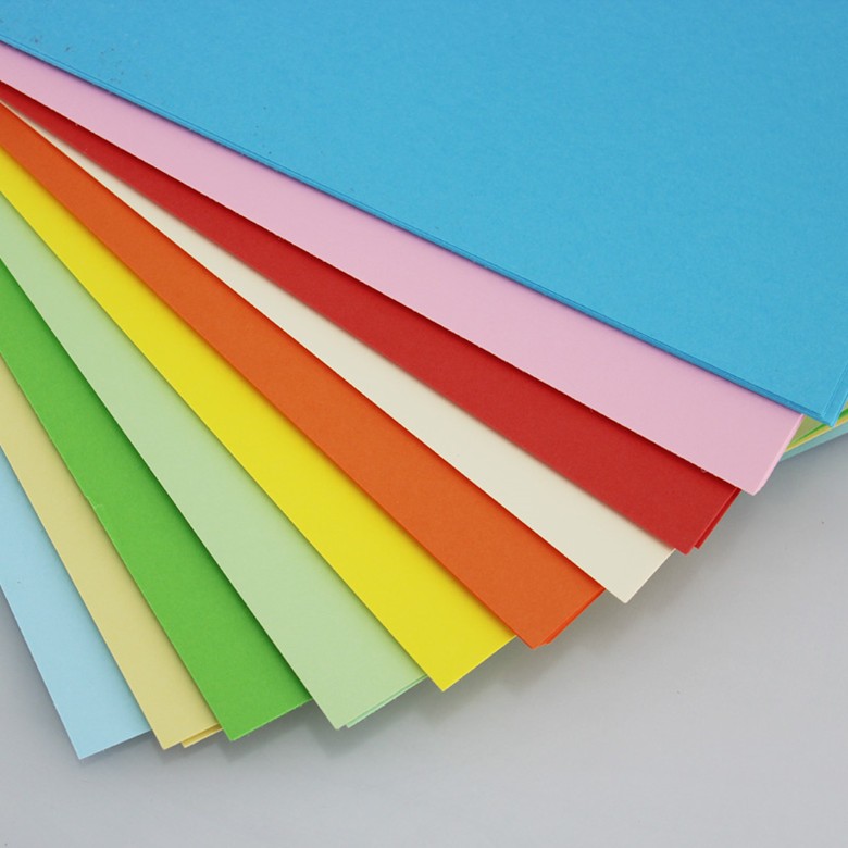 彩色A4打印复印纸彩纸70g草稿纸办公用纸儿童手工折纸绘画混色装