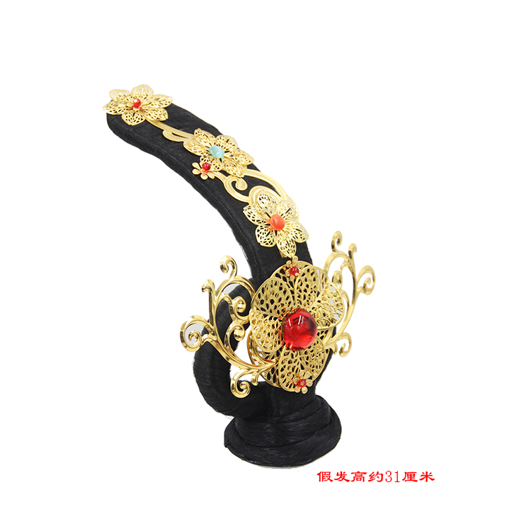 美人关演出服舞蹈头饰丽人行发鬓