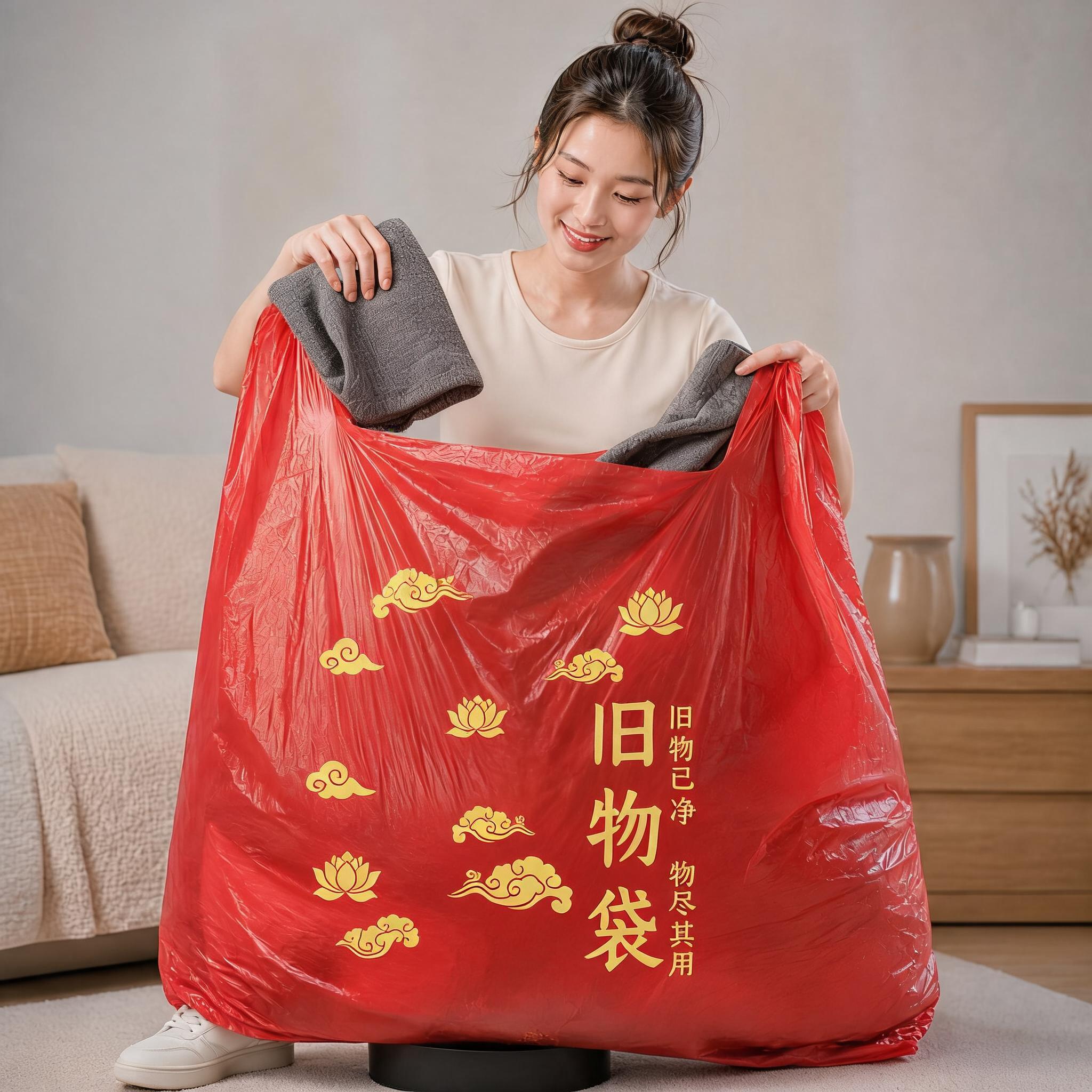 捐赠旧衣红袋捐赠旧衣红袋图片