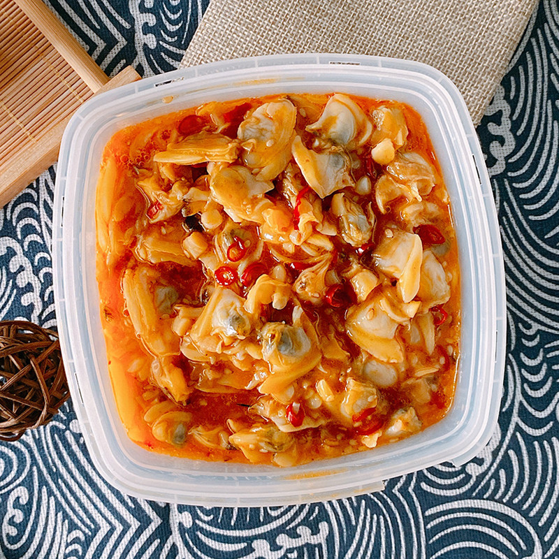 麻辣鲜蛤500g蛤蜊肉蚬子肉刺身日式料理解冻即食下酒菜花甲肉