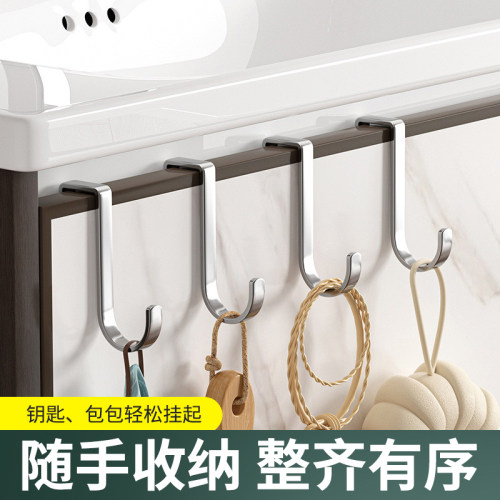 免安装S型双钩新款不锈钢挂钩厨房挂钩橱柜门挂钩挂架浴室门后
