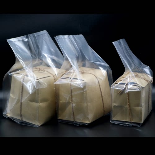 通用加厚真空袋食品级透明包装袋龙井茶透明塑料袋装牛皮纸方包袋
