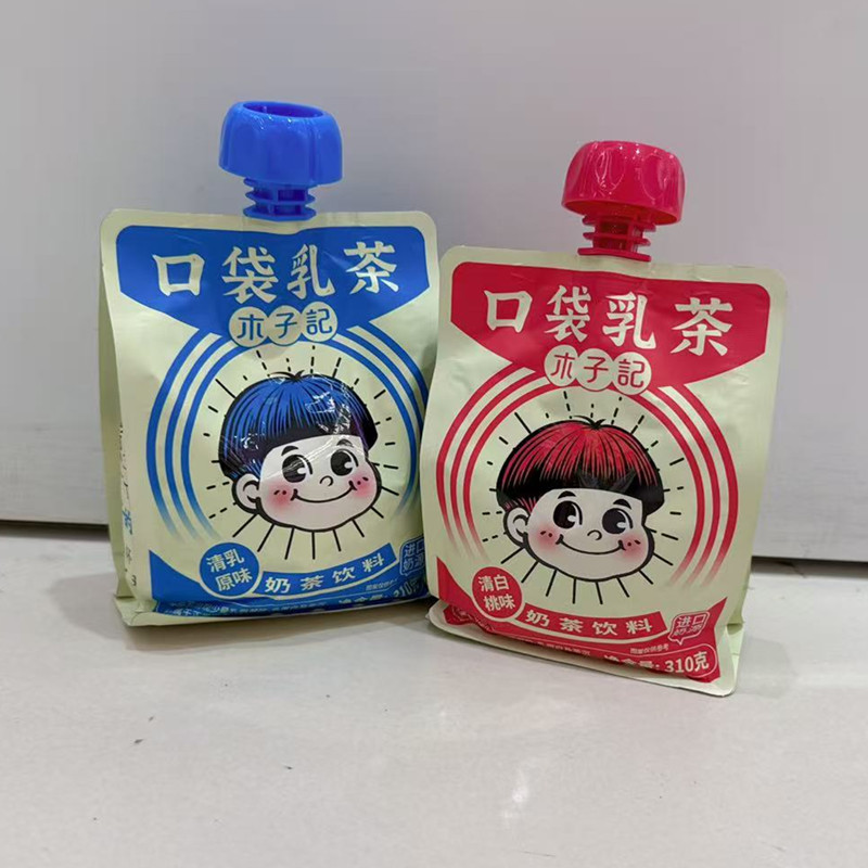 木子的茶清乳原味清白桃奶茶饮料