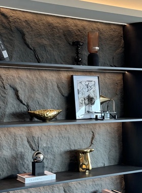 YOUPIN现代轻奢客厅电视柜酒柜壁龛摆件别墅开放格高级感软装饰品