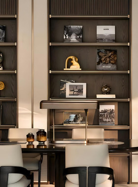 YOUPIN书房书柜摆件样板间样品房书架书桌饰品装饰品陈列软装搭配