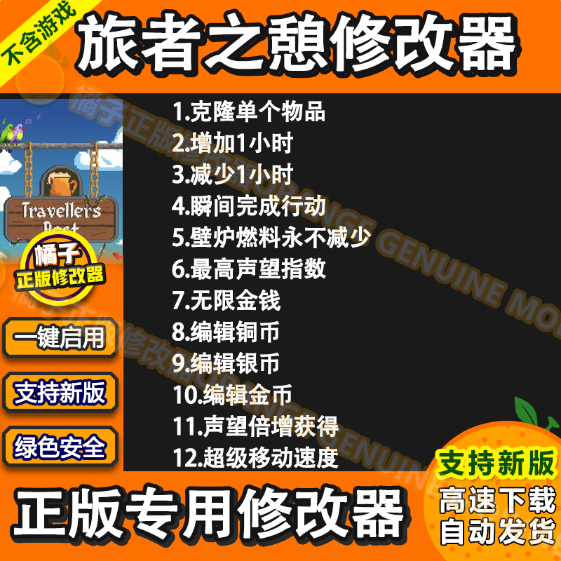 旅者之憩修改器TravellersRest科技旅者之憩辅助旅者之憩科技单机