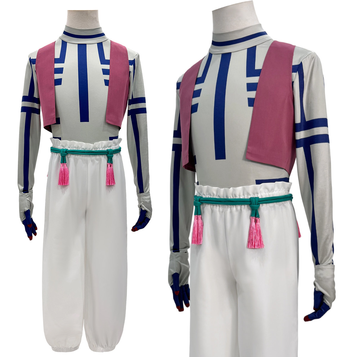 HOLOUNCOSER小欧家鬼灭上弦之三猗窝座COS服角色扮演舞台剧演出服