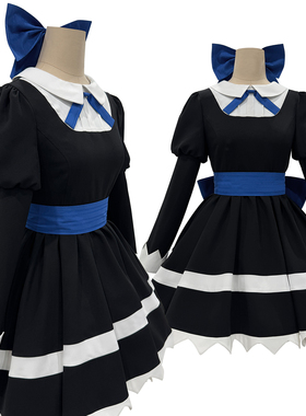 HOLOUNCOSER小欧家吊带袜天使Stocking史朵巾COS服史朵巾黑裙