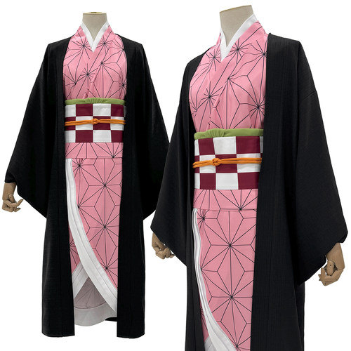 HOLOUNCOSER小欧家鬼灭灶门祢豆子COS鬼杀队队士C服