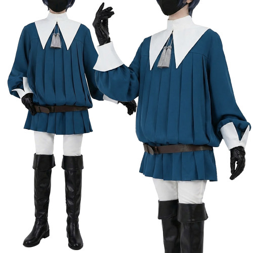 HOLOUNCOSER小欧家黑执事夏尔COS啵酱击剑服常服面料C服