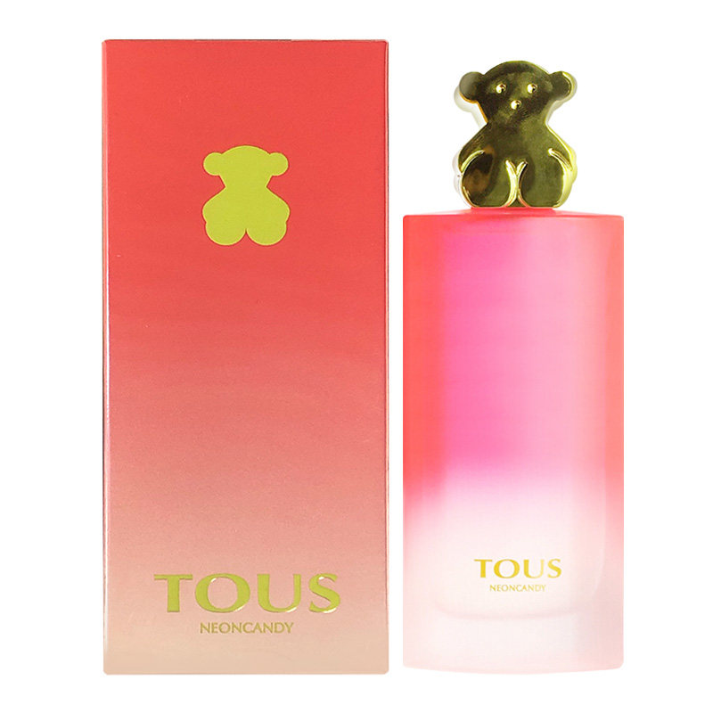 tous桃丝熊彩虹淘气小熊红色小熊女士淡香水30ml持久正品留香