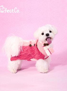 Pawfect Co完美爪爪秋冬柔软高领毛衣围脖套西高地博美比熊约克夏