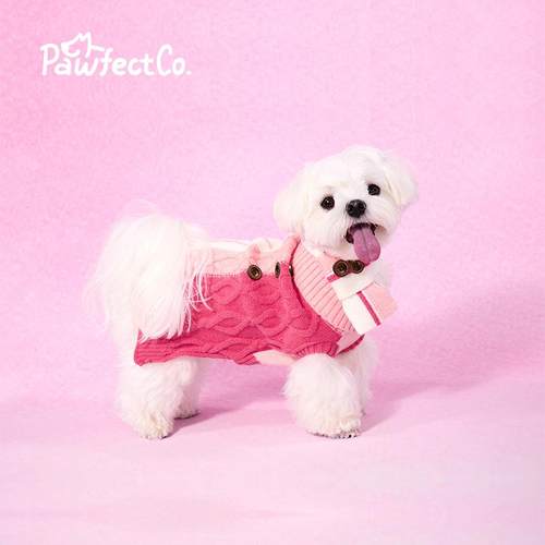 宠物狗衣服小型犬冬季高领毛衣冬