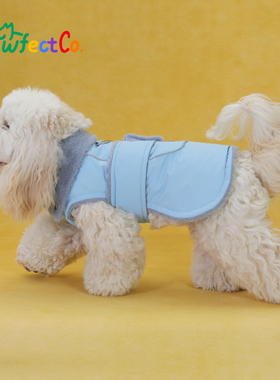 Pawfect Co完美爪爪冬季毛领皮草强防水防风三层披风可卡布雪纳瑞