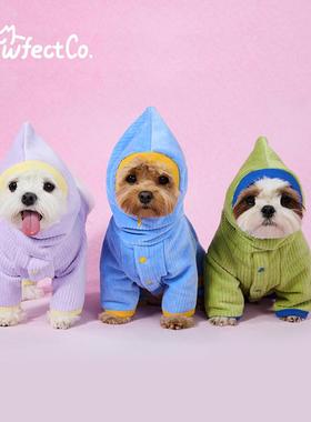 Pawfect Co完美爪爪秋冬四脚衣加绒加厚保暖西施玛尔济斯博美腊肠