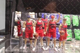 大圣灌篮高手 樱木流川三井宫城赤木木暮湘北 可动 人偶 篮球架