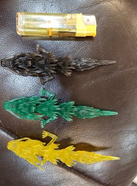 咪咪模型 百龙霸 绿色黑色黄色 小比例 可搭配1.0 ex DDP SHF