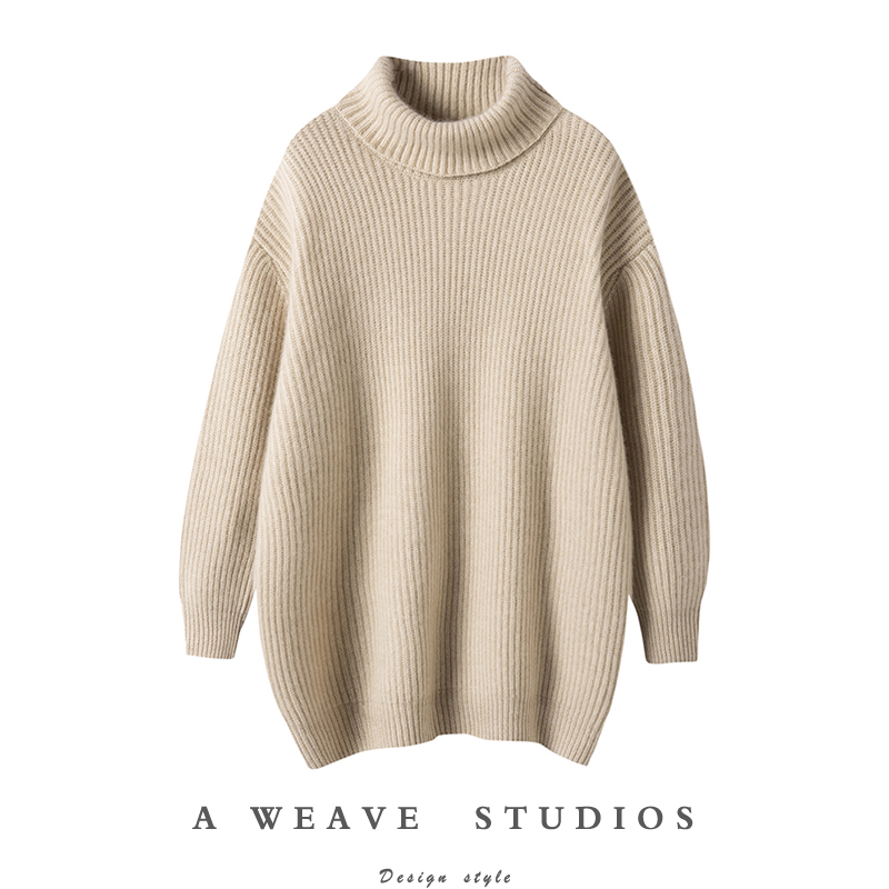 金贝绒高端100%纯山羊绒衫