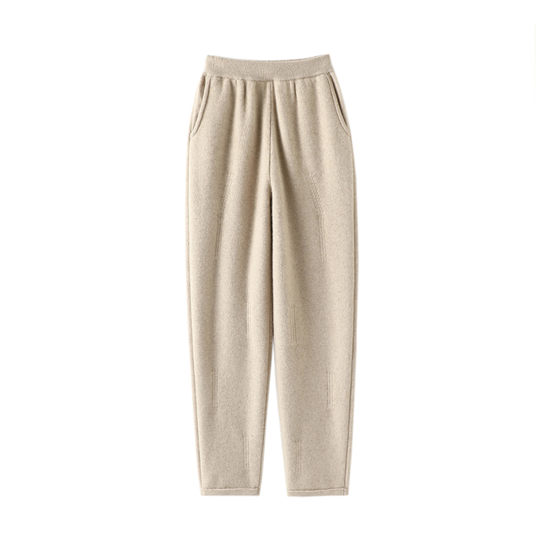 金贝绒高端100%纯山羊绒裤