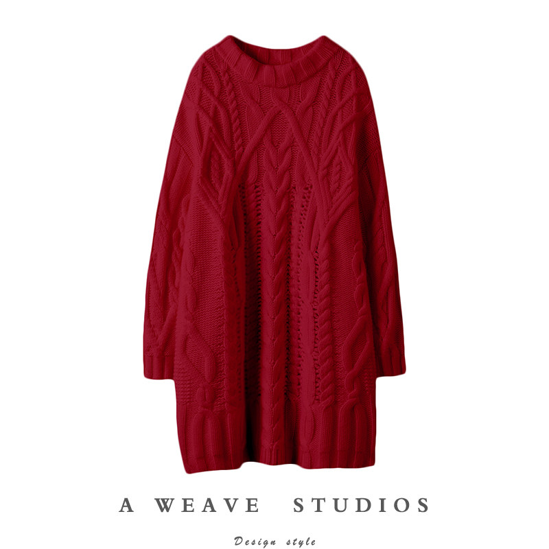 重磅收官 美到难超yue的一件！纯羊绒衫女中长款毛衣宽松慵懒加厚,女装/女士精品,羊绒衫,淘宝优惠券,粉丝福利购,淘宝优惠卷