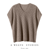 羊绒套衫 太奢了 镂空设计砍袖 式 气质女神 专属