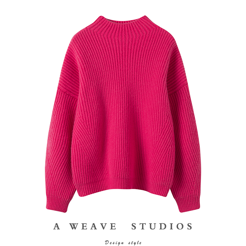 金贝绒高端100%纯山羊绒衫