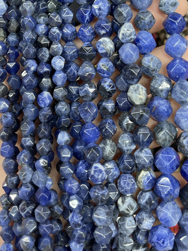 天然无忧化蓝纹石6-8-10mm钻石面圆珠子 手工手链串珠diy散珠材料,饰品/流行首饰/时尚饰品新,其他DIY饰品配件,淘宝优惠券,粉丝福利购,淘宝优惠卷