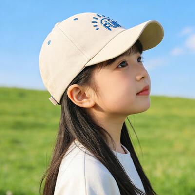 幼儿园春季纯棉防晒棒球帽