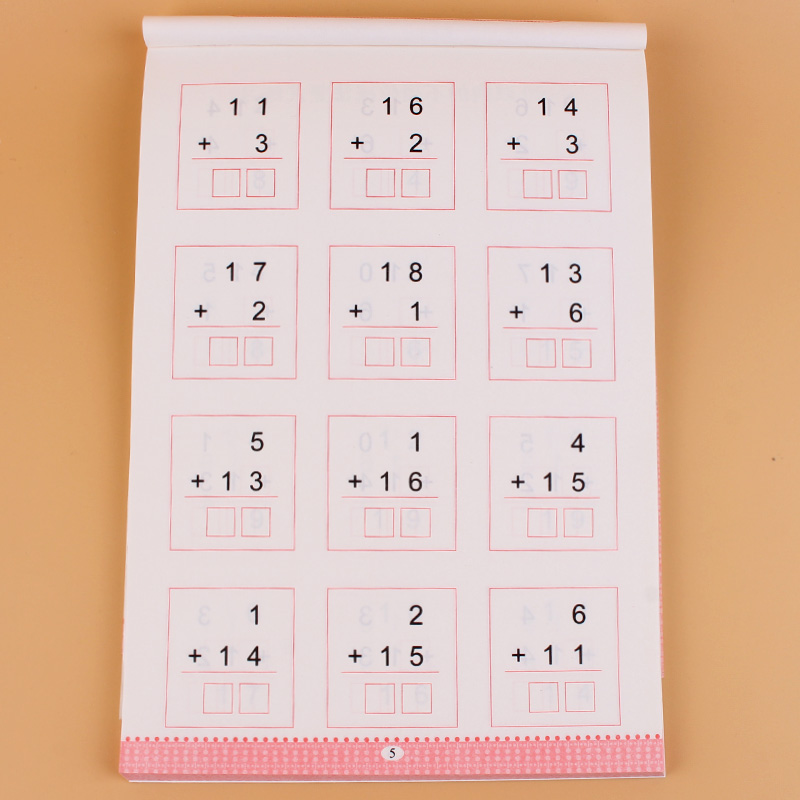 口算心算20 50 100以内的加减法竖式混合训练天天练进退位不进退位