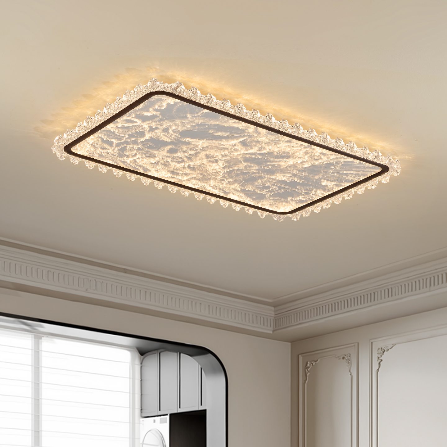 法式中古风客厅灯吸顶灯